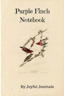 Book cover for Purple Finch Notebook