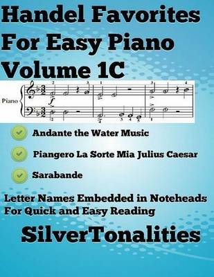 Book cover for Handel Favorites for Easy Piano Voume 1 C