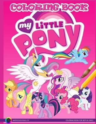 Book cover for My Little Pony Coloring Book