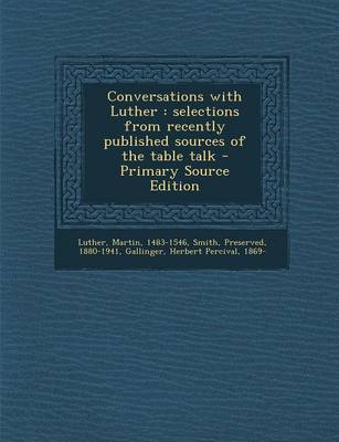 Book cover for Conversations with Luther