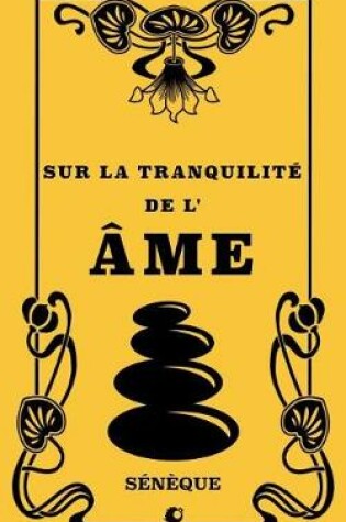 Cover of Sur la tranquillite de l'ame