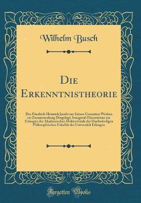 Book cover for Die Erkenntnistheorie