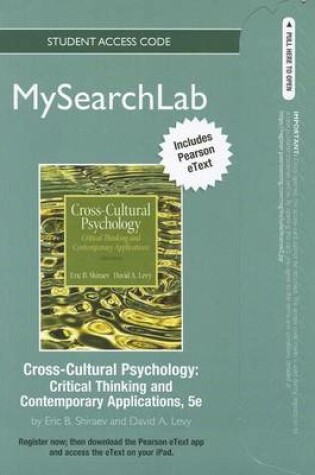 Cover of MyLab Search with Pearson eText -- Standalone Access Card -- for Cross-Cultural Psychology