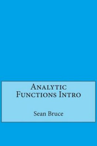 Cover of Analytic Functions Intro