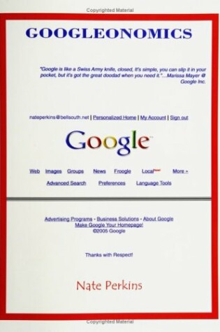 Cover of Googleonomics