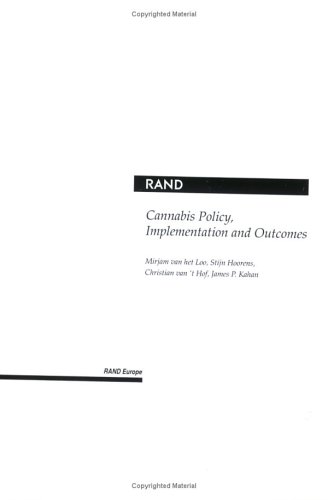 Book cover for Cannabis Policy, Implementation and Outcomes