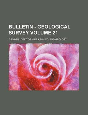 Book cover for Bulletin - Geological Survey Volume 21