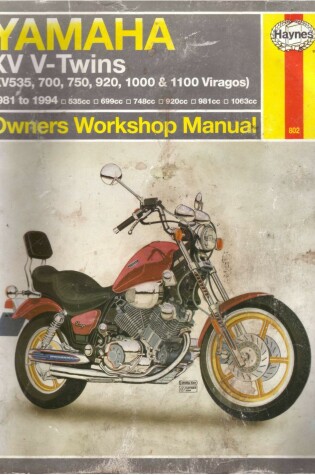 Cover of Yamaha XV535 Through 1100 Owners Workshop Manual
