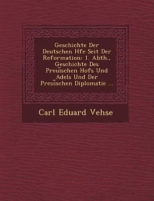 Book cover for Geschichte Der Deutschen H Fe Seit Der Reformation