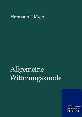 Book cover for Allgemeine Witterungskunde