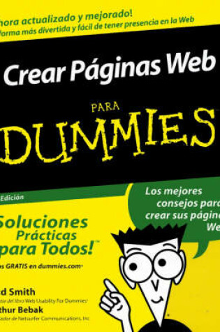 Cover of Crear Páginas Web Para Dummies