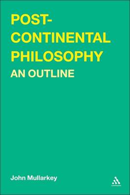 Book cover for Post-continental Philosophy