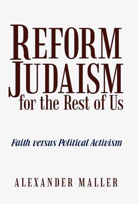 Cover of Reform Judaism for the Rest of Us