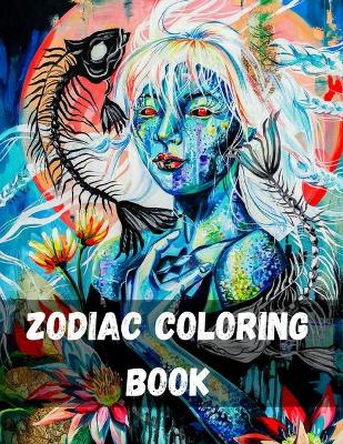 Book cover for Zodiac Coloring Book