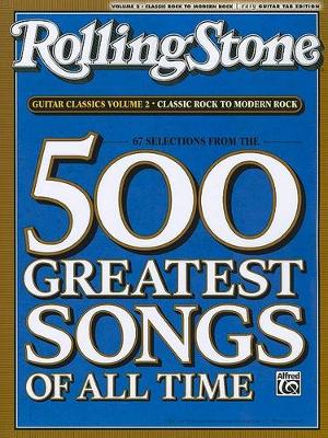 Book cover for RollingStone guitar classics, volume 2