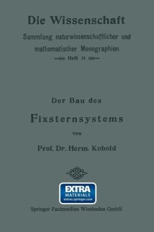 Cover of Der Bau des Fixsternsystems mit Besonderer Berücksichtigung der Photometrischen Resultate