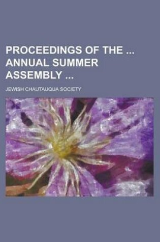 Cover of Proceedings of the Annual Summer Assembly