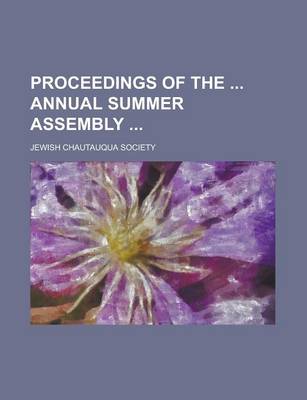 Book cover for Proceedings of the Annual Summer Assembly