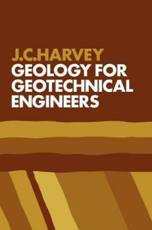 Cover of Geology for Geotechnical Engineers