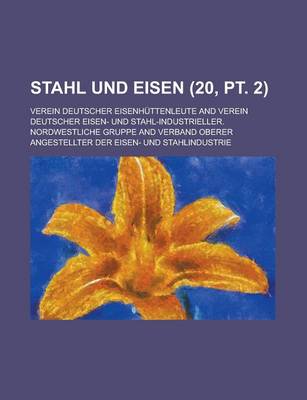 Book cover for Stahl Und Eisen (20, PT. 2 )