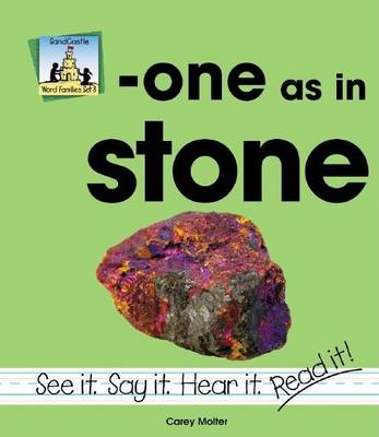 Book cover for One as in Stone