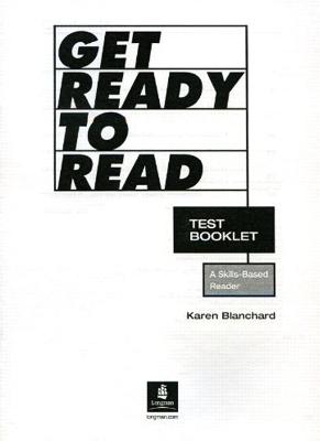 Book cover for Get Ready to Read Test Booklet