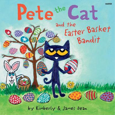Book cover for Pete the Cat and the Easter Basket Bandit