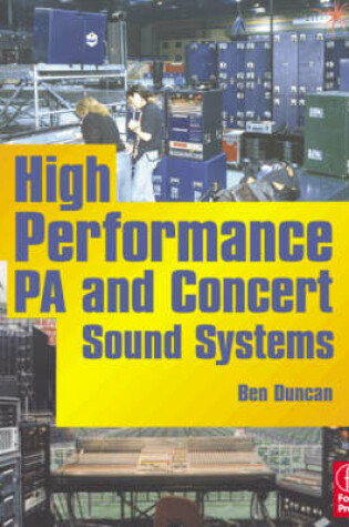 Cover of High Performance PA and Concert Sound Systems