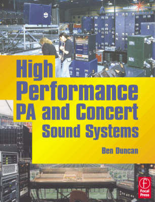 Book cover for High Performance PA and Concert Sound Systems