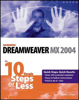 Book cover for Dreamweaver MX 2004 in 10 Simple Steps or Less