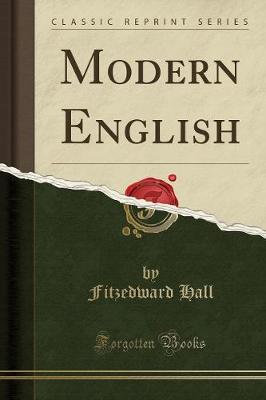 Book cover for Modern English (Classic Reprint)
