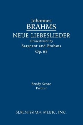 Cover of Neue Liebeslieder, Op.65