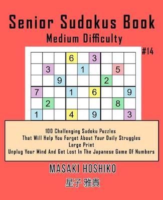 Book cover for Senior Sudokus Book Medium Difficulty #14