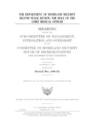 Cover of The Department of Homeland Security Second Stage Review