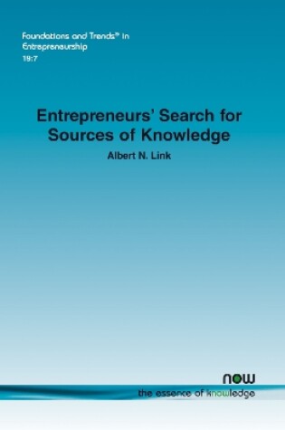 Cover of Entrepreneurs’ Search for Sources of Knowledge