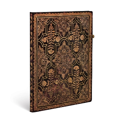 Book cover for Mahogany Grande Unlined Hardcover Journal
