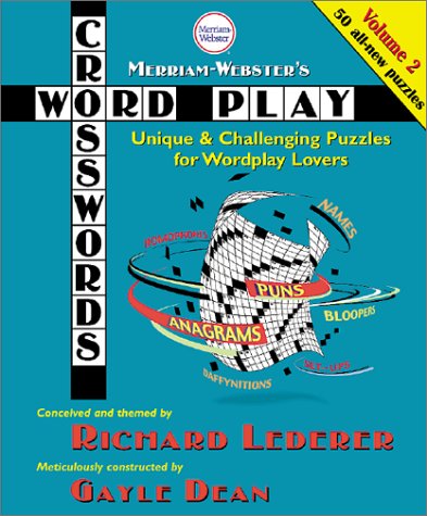 Book cover for Merriam-Webster's Wordplay Crosswords