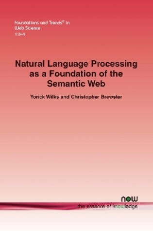 Cover of Natural Language Processing as a Foundation of the Semantic Web