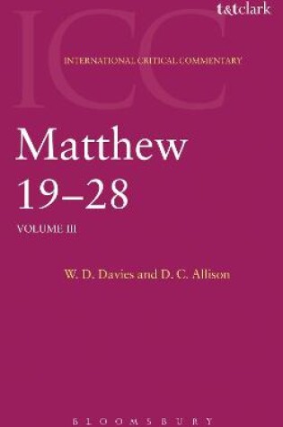 Cover of Matthew 19-28