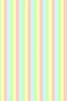Book cover for Pastel Stripes Notebook