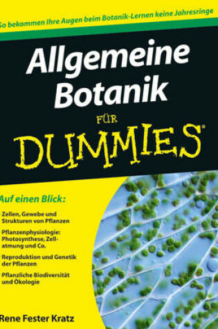 Cover of Allgemeine Botanik für Dummies