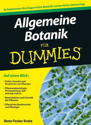 Book cover for Allgemeine Botanik für Dummies