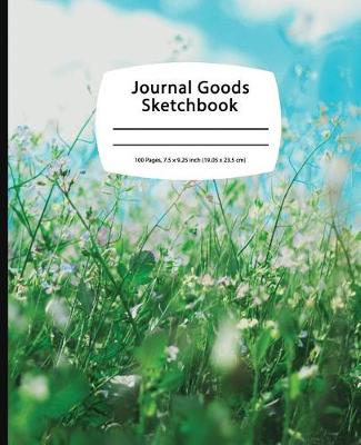 Book cover for Journal Goods Sketchbook - Blue Sky Grass