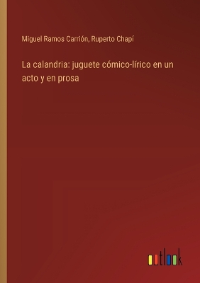 Book cover for La calandria