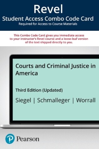 Cover of Revel for Courts and Criminal Justice in America -- Combo Access Card