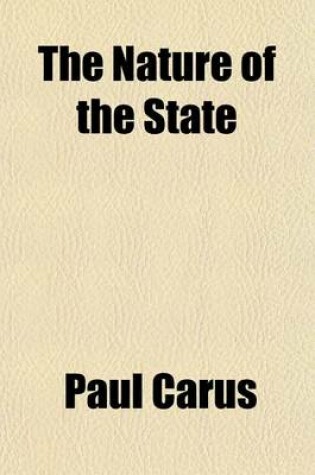 Cover of The Nature of the State