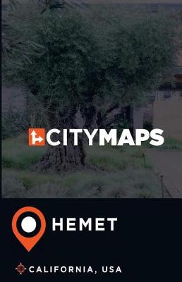 Book cover for City Maps Hemet California, USA