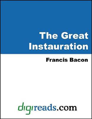 Book cover for The Great Instauration