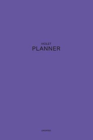Cover of Undated Violet Planner