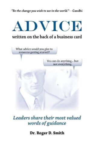 Cover of Advice Written on the Back of a Business Card